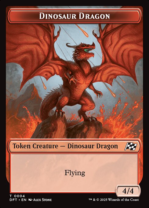 Dinosaur Dragon — Aetherdrift Tokens 4
