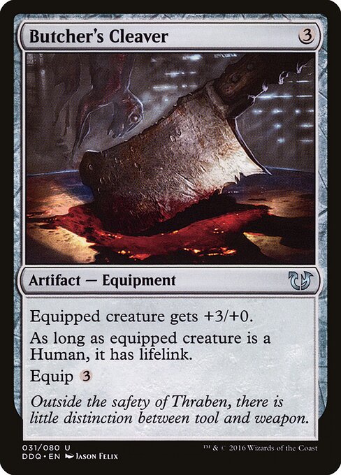 Cutelo de Açougueiro — Duel Decks: Blessed vs. Cursed 31