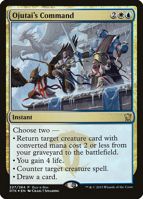Comando de Ojutai — Dragons of Tarkir Promos 227