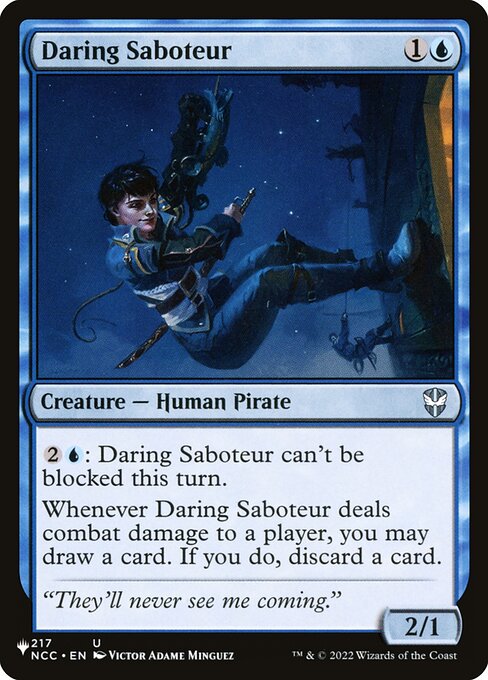 Sabotadora Ousada — The List NCC-217