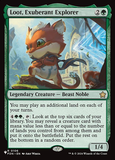 Loot, Exuberant Explorer — The List FDN-106