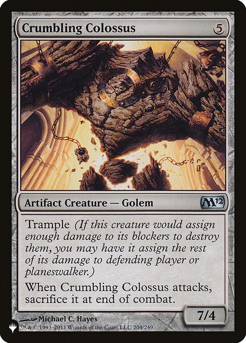 Colosso Desmoronado — The List M12-204
