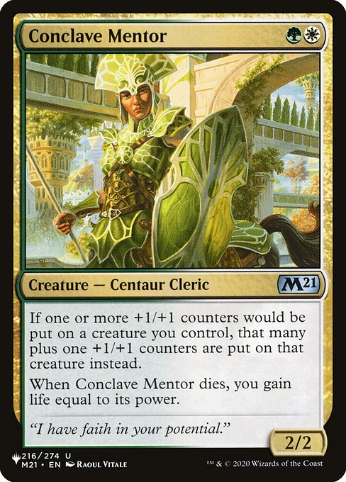 Mentora do Conclave — The List M21-216