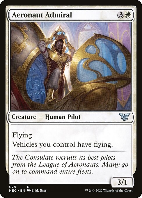 Almirante Aeronauta — Neon Dynasty Commander 79
