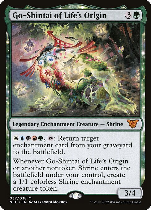 Go-Shintai da Origem da Vida — Neon Dynasty Commander 37