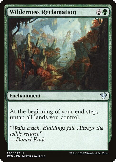 Reconquista da Natureza — Commander 2020 196
