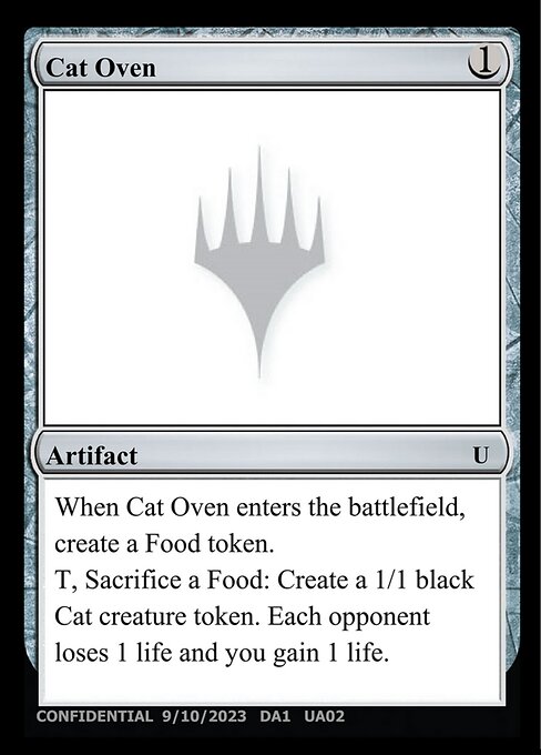 Cat Oven — Unknown Event UA02a