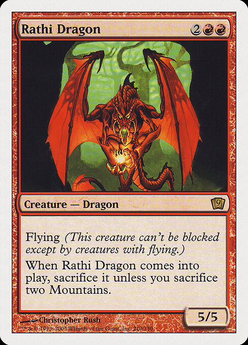 Dragão de Rath — Ninth Edition 210