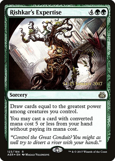 Especialidade de Rishkar — Aether Revolt Promos 123s