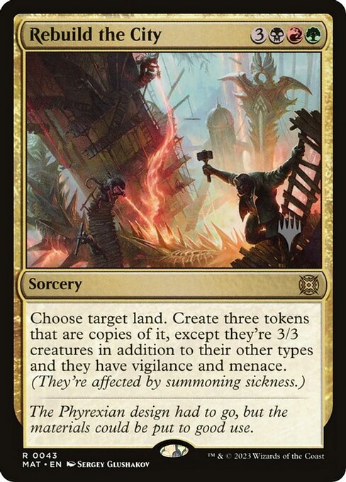 Reconstruir a Cidade — March of the Machine: The Aftermath Promos 43p