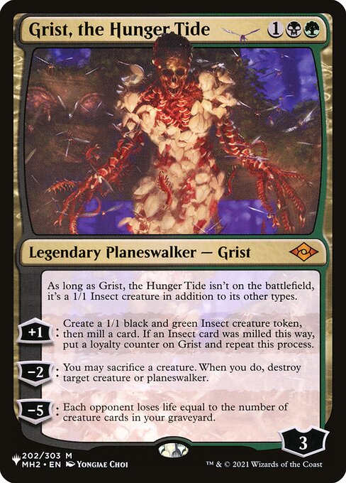 Grist, a Onda Faminta — The List MH2-202