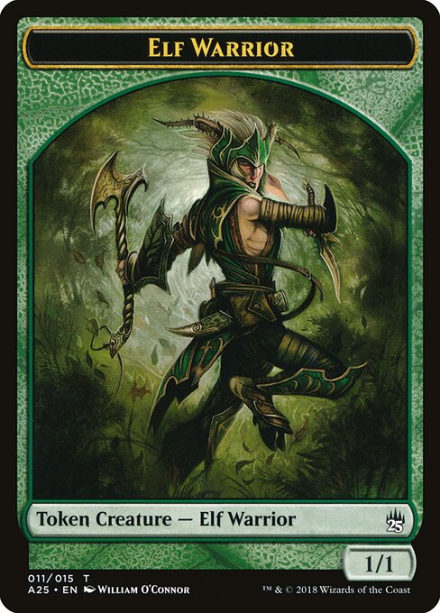 Elf Warrior — Masters 25 Tokens 11