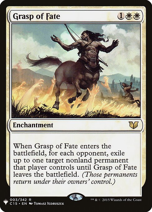 Garras do Destino — The List C15-3