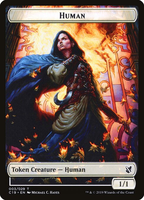 Human — Commander 2019 Tokens 3