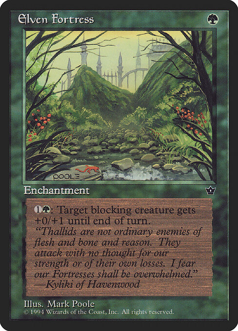 Elven Fortress — Fallen Empires 65c