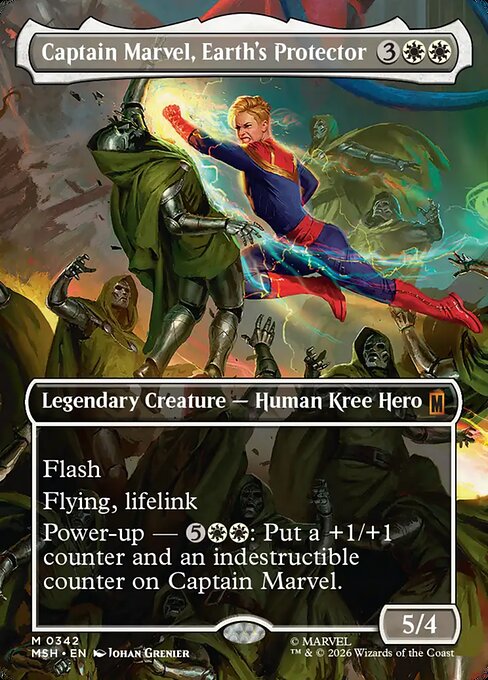 Captain Marvel, Earth's Protector — Marvel Super Heroes 342
