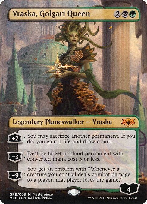 Vraska, Rainha Golgari — Mythic Edition GR8