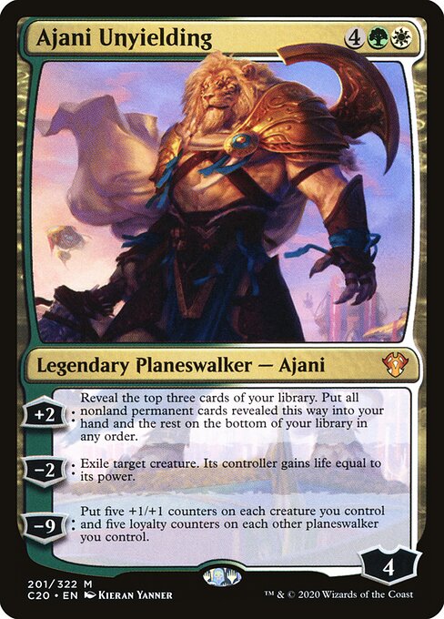Ajani, o Inabalável — Commander 2020 201