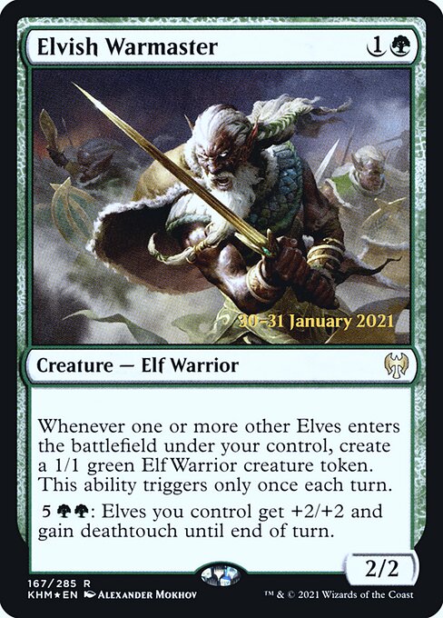 Mestre de Guerra Elfo — Kaldheim Promos 167s