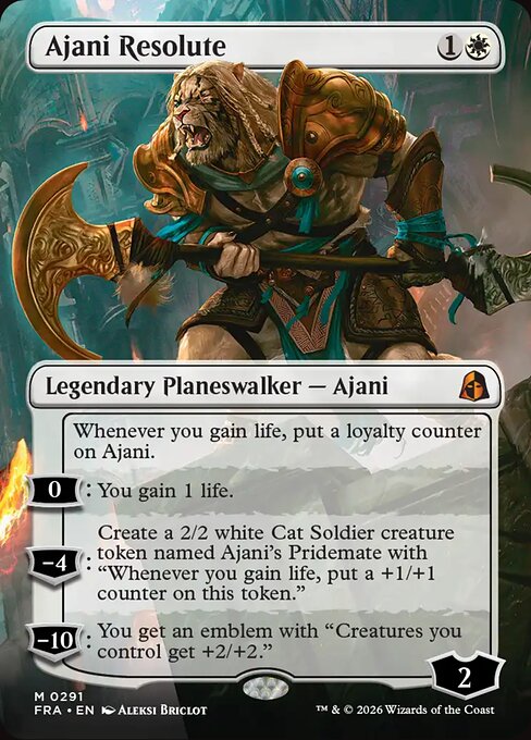 Ajani Resolute — Reality Fracture 291