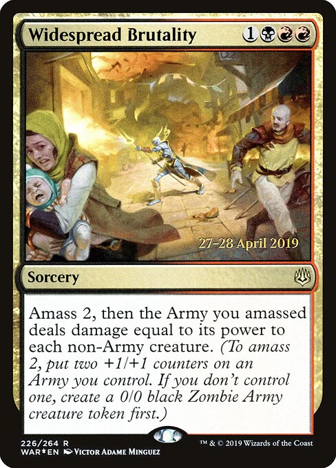 Brutalidade Generalizada — War of the Spark Promos 226s