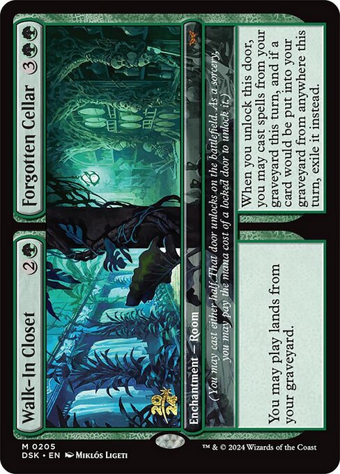 Walk-In Closet // Forgotten Cellar — Duskmourn: House of Horror Promos 205s