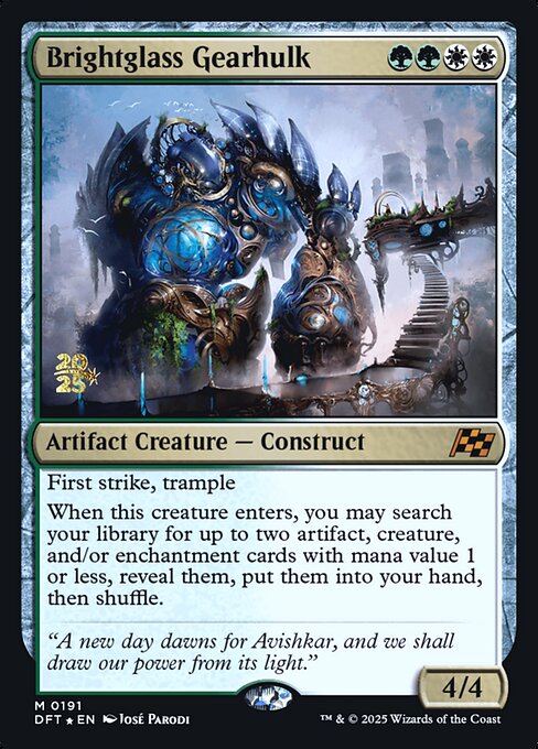 Brightglass Gearhulk — Aetherdrift Promos 191s