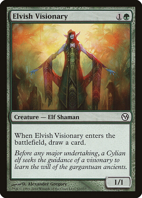 Visionário Élfico — Duels of the Planeswalkers 63