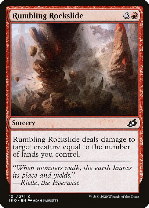 Deslizamento Ribombante — Ikoria: Lair of Behemoths 134
