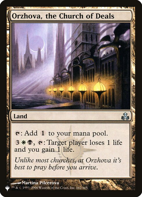 Orzhova, a Igreja dos Negócios — The List GPT-162