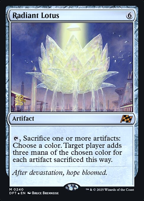 Radiant Lotus — Aetherdrift Promos 240s