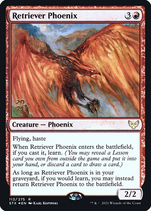 Fênix de Busca — Strixhaven: School of Mages Promos 113s