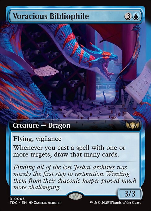 Voracious Bibliophile — Tarkir: Dragonstorm Commander 63