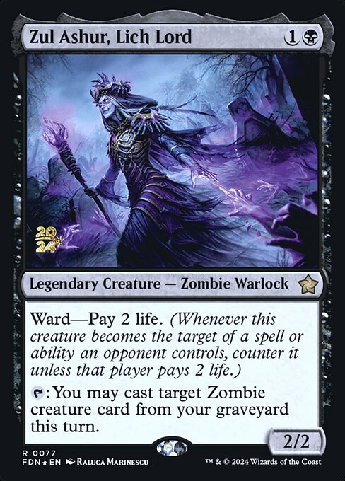 Zul Ashur, Lich Lord — Foundations Promos 77s