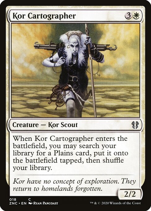 Cartógrafo Kor — Zendikar Rising Commander 18