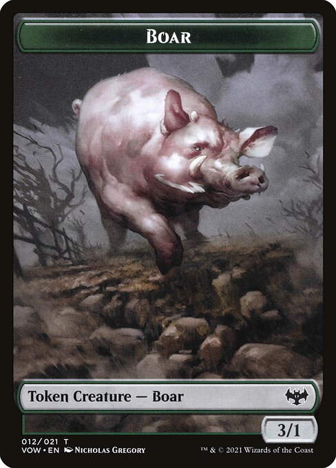 Boar — Innistrad: Crimson Vow Tokens 12