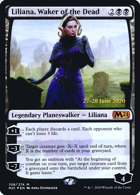 Liliana, Despertadora dos Mortos — Core Set 2021 Promos 108s