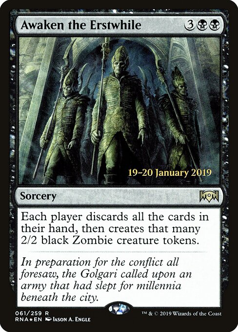 Despertar os Vetustos — Ravnica Allegiance Promos 61s