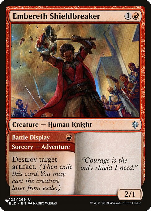 Embereth Shieldbreaker // Exibição em Batalha — The List ELD-122