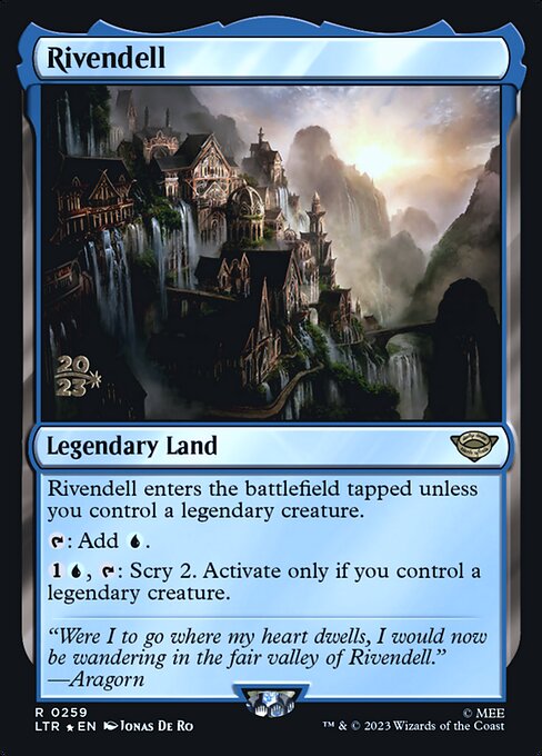 Valfenda — Tales of Middle-earth Promos 259s