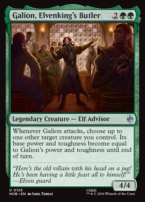 Galion, Elvenking's Butler — The Hobbit 125