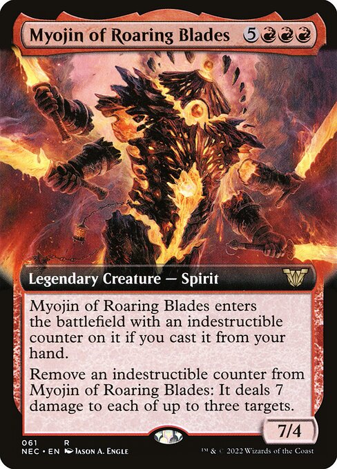 Myojin das Lâminas Ruidosas — Neon Dynasty Commander 61