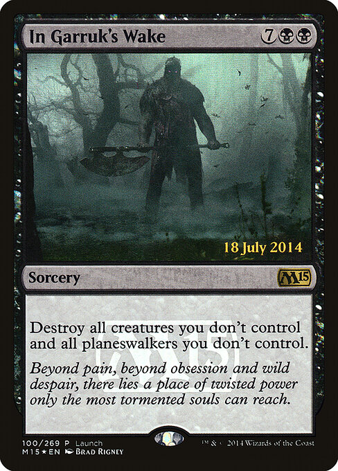 No Rastro de Garruk — Magic 2015 Promos 100