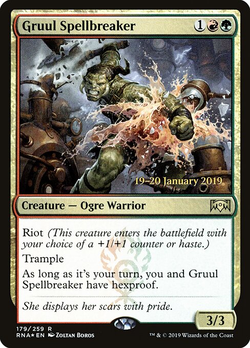Quebra-mágicas Gruul — Ravnica Allegiance Promos 179s