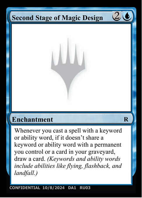 Second Stage of Magic Design — Unknown Event RU03d