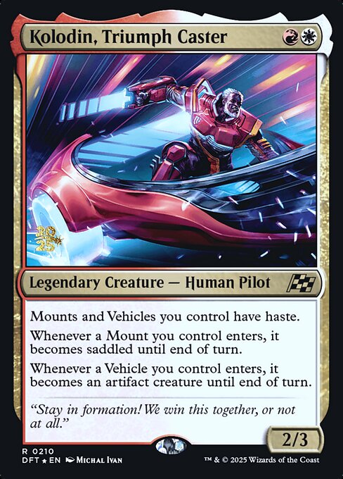 Kolodin, Triumph Caster — Aetherdrift Promos 210s
