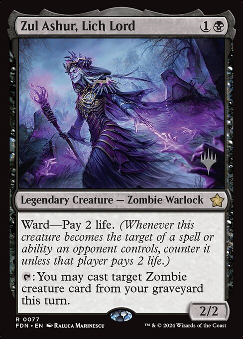 Zul Ashur, Lich Lord — Foundations Promos 77p