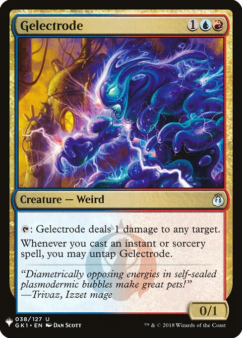 Gelétrodo — The List GK1-38