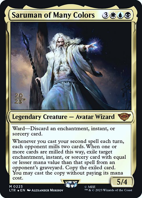 Saruman das Muitas Cores — Tales of Middle-earth Promos 223s