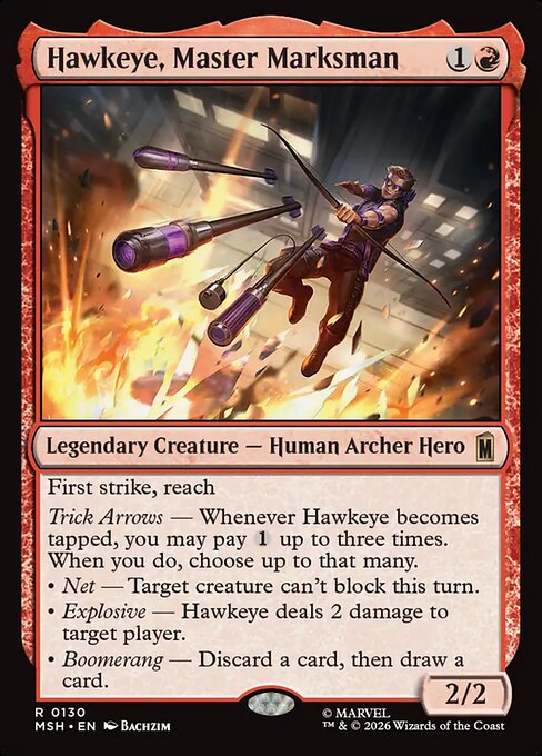 Hawkeye, Master Marksman — Marvel Super Heroes 130